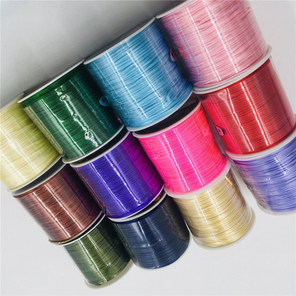 1 мм веревка 50 метров/рулон,  – обзор и цена Ribbon Wired Satin