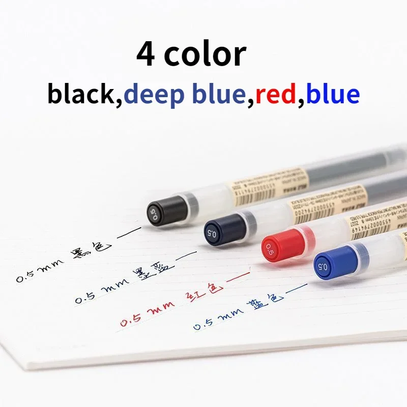 Набор из 10 стержней для ручек – обзор и цена Muji Stationery Gel Pen